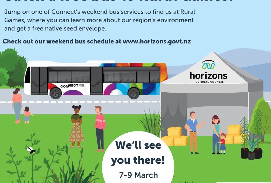 Catch a free bus to the Rural Games