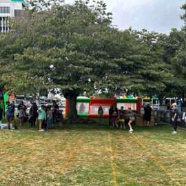 Caber Toss competitors